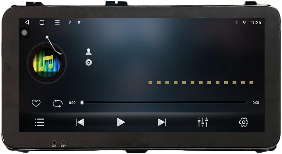 10.33" QLED/IPS 1600x720 Touchscreen CarPlay & Android Auto Android Autoradio Car Navigation Stereo Multimedia Player GPS Radio DSP Fortoyota Corolla 2017