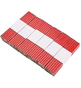 Estink Carpenter Pencils, 72Pcs 175mm Octagonal Hard Black Lead Woodworking Marking Brick Layer T...