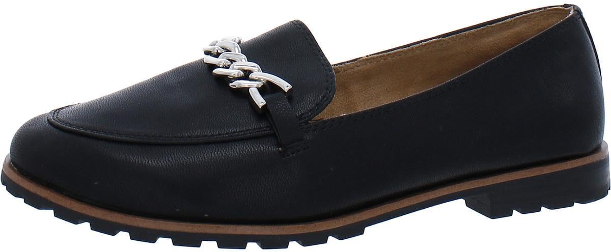 Me Too Briggs Chain Loafer Black Leather