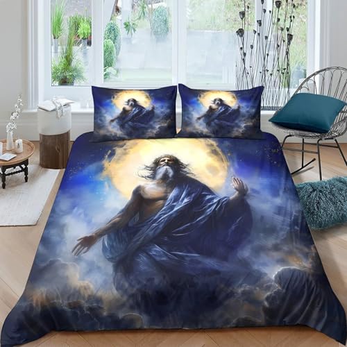 Housse de Couette Chat 220x240 Parure de Lit 3D Microfine King Size - 4