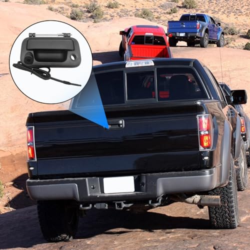 Image of from 2007 to 2013, Ford F-150, F250, F350, F450, F550 Rearview Cameras, Rearview Camera, Trunk Handle, car Rearview Camera, in-car Camera
