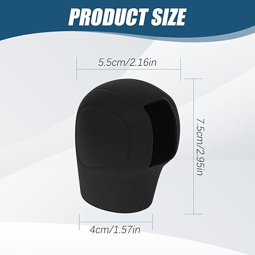 Miniatura 2 de Funda para pomo de palanca de cambios de automóvil, accesorios de protección para automóvil, cubierta de silicona para pomo de palanca de cambios