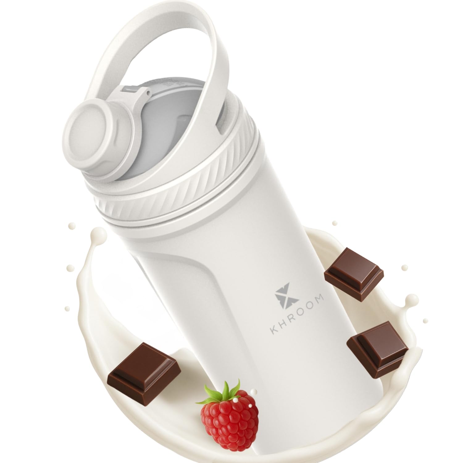 Khroom Protein Shaker Thermo 700 ml aus Edelstahl