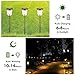 WTGEGF Solar Pathway Lights Outdoor Waterproof, 4 Pack 200 Lumens Super Bright Solar Garden Lights with 2 Lighting Modes, Auto On/Off Outdoor Solar Lights for Yard, Walkway, Lawn, Driveway, Path