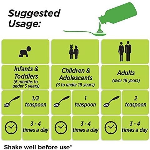 Herbion Naturals Sugar-Free Cough Syrup with Stevia, Helps Relieve Cough and Soothes Sore Throat - Image 5