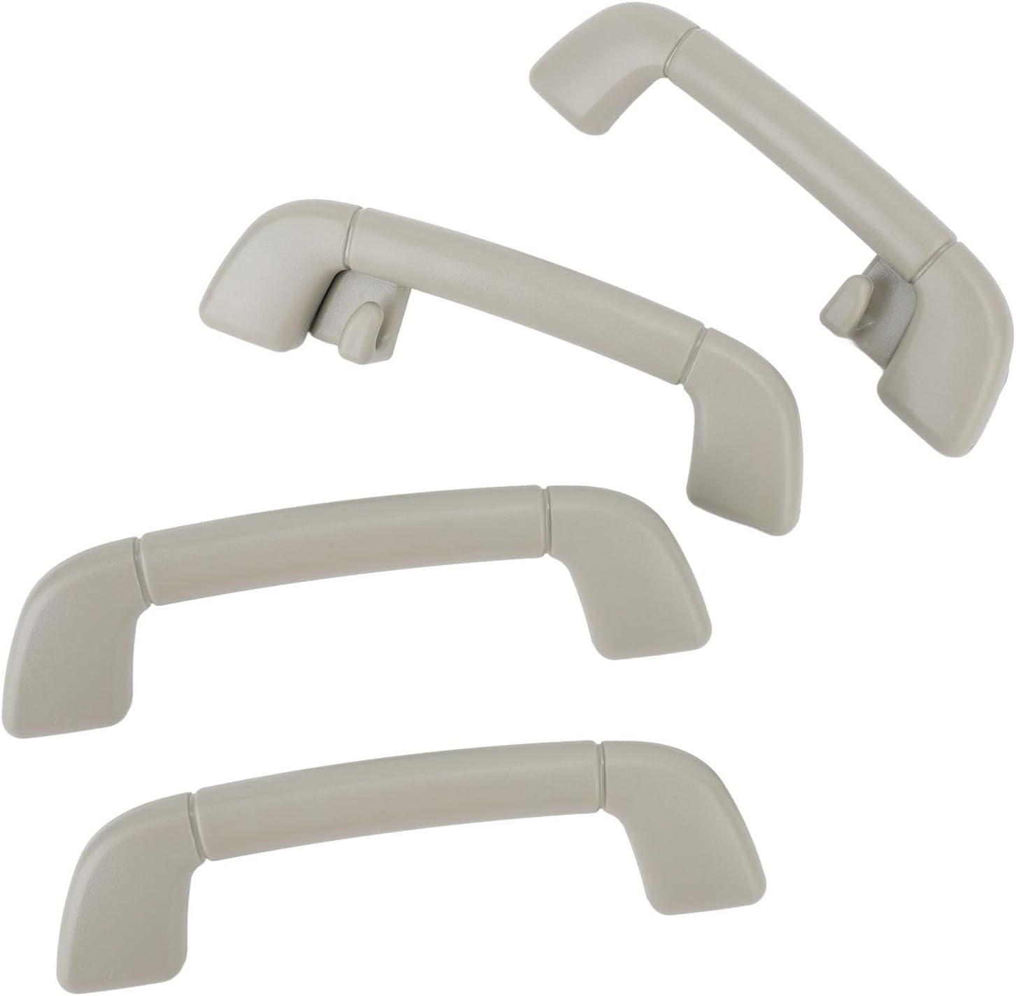 4pcs Interior Roof Pull Grab Rail 7461030320 Comfortable Grip Auto Roof Pull Handle Replacement for Camry XV40 2006‑2013 Grey