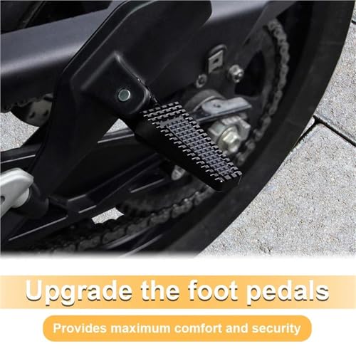 Repose Pieds Aluminium de Moto Triumph Bonneville 900 Finition Premium Noir - 7