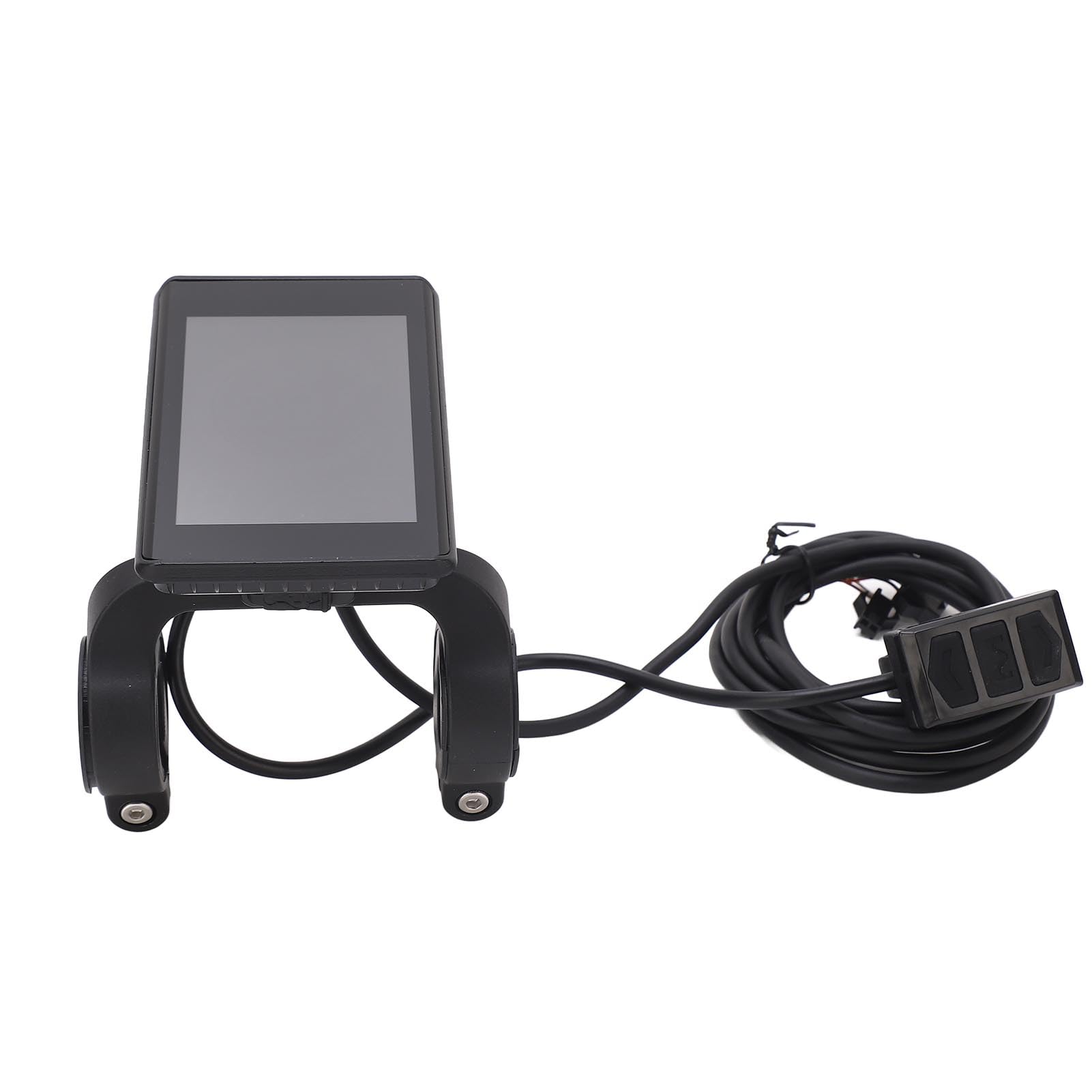 Parte di sostituzione del misuratore del display LCD in bici elettrica con materiale ABS per visione e stabilità dei dati convenienti adatti per manubrio da 22,2 mm