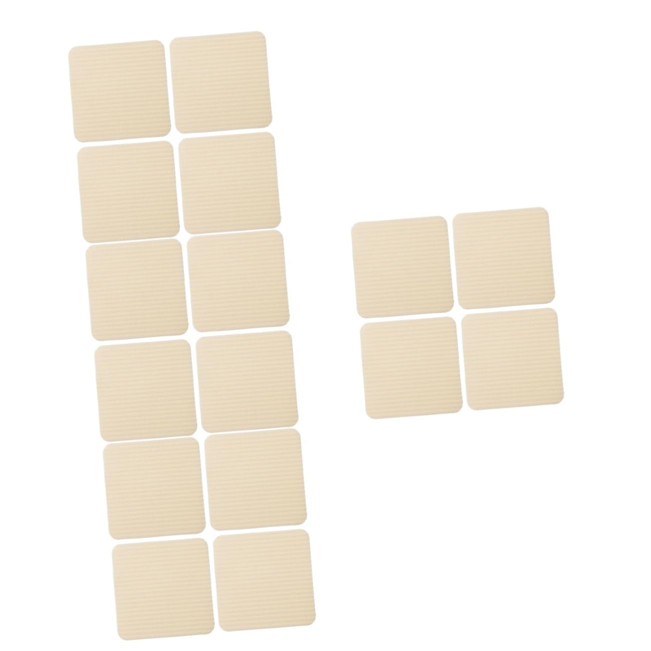 PRETYZOOM 16pièces Autocollants Antidérapants pour Tapis Grippers Adhésifs Non- pour Tapis De Salle Cuisine Et