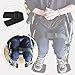 Wheelchair Thigh Strap Adjustable Leg for Keeping Legs Together Users Support Elderly Dementia Paralysis Parkinson's Spasm Pack Seat Belt Straps & – Restraints Elderly,Dementia, Paralysis(Black) (2)