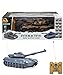 s-idee® Battle Panzer 99801 1:20 mit integriertem Infrarot Kampfsystem 2.4 Ghz RC R/C