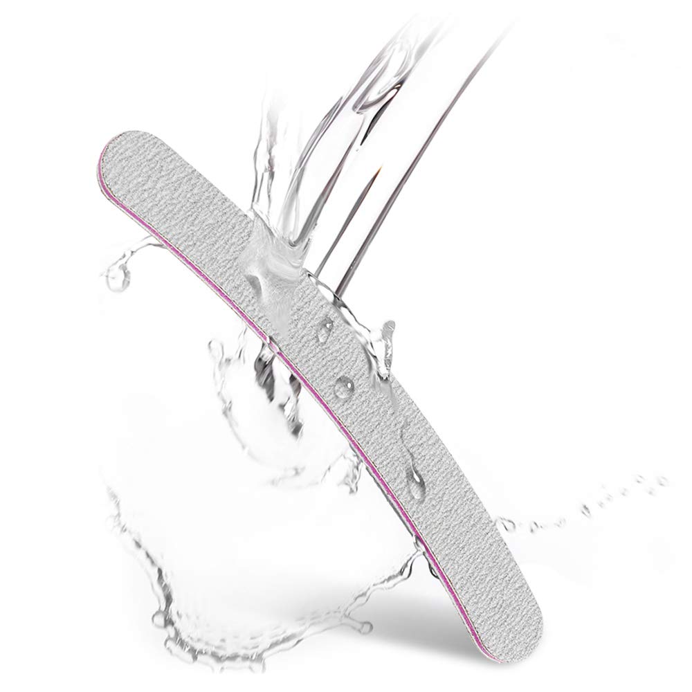 Forever Speed 50 lime per unghie professionali 100/180, lima per manicure a doppio lato, colore viola/bianco