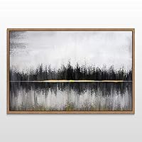 Framed Canvas Wall Art Large Abstract Canvas Prints Home Artwork Decoration for Living Room,Bedroom - 16x24 inches