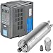 Produktbild ZauberLu 0,8KW Wassergekühltete Spindelmotor Für CNC Gravieren ER20 Air Cooled Spindle Motor und 1,5KW Frequenzumrichter VFD Inverter Antrieb
