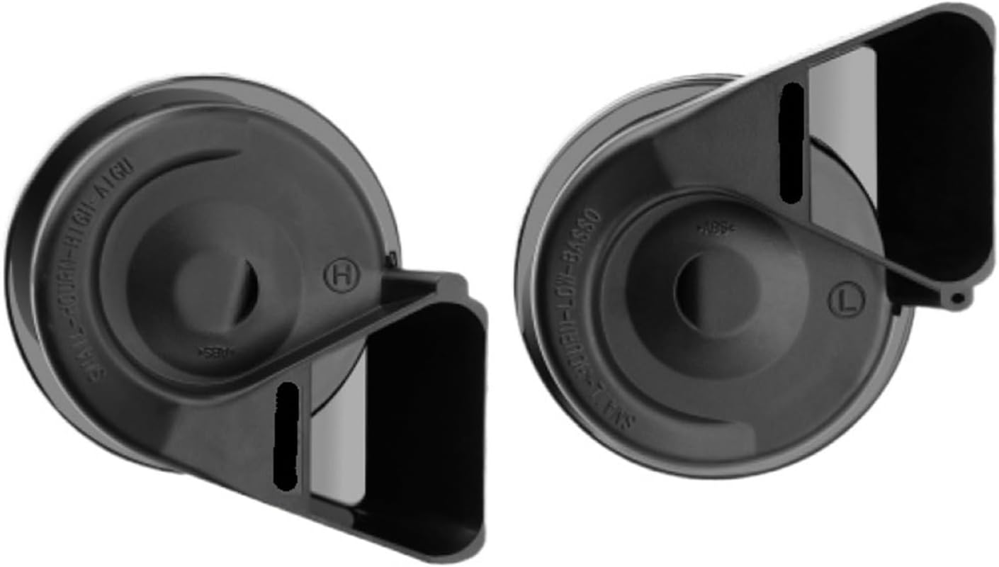 New 12/24V Ip67 Waterproof Car High And Low Bass Dual-Tone Snail Tweeter With Clear High-Frequency Sound For Honda And Toyota