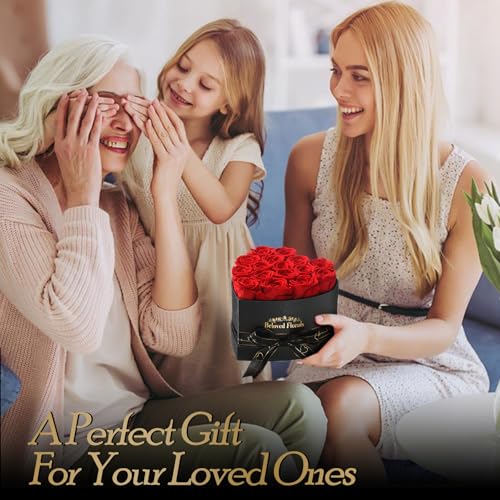 16 Preserved Flowers Rose Birthday Gifts for Women Her Mom Wife Girlfriend Grandma on Valentines Mothers Day Christmas Anniversary Romantic - Image 7