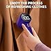 Fabric Shaver, Lint Remover Rechargeable, Electric Portable Sweater Defuzzer with 3 Speeds, 6 Leaf Blades, Digital LED Display to Remove Pilling for Clothes, Furniture, Sweater, Couch, Blanket