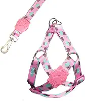 MY PET BRASIL Peitoral Para Cachorros Pp Ajuste Fácil No Corpo Do Pet Cupcake Coleira Peitoral Regulável Confortável E Resistente Rosa