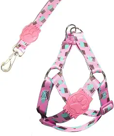 MY PET BRASIL Peitoral Para Cachorros Pp Ajuste Fácil No Corpo Do Pet Cupcake Coleira Peitoral Regulável Confortável E Resistente Rosa