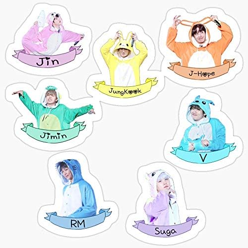 willettastore bts sticker set kigurumi description check stickers 3 per pack amazon de diy tools