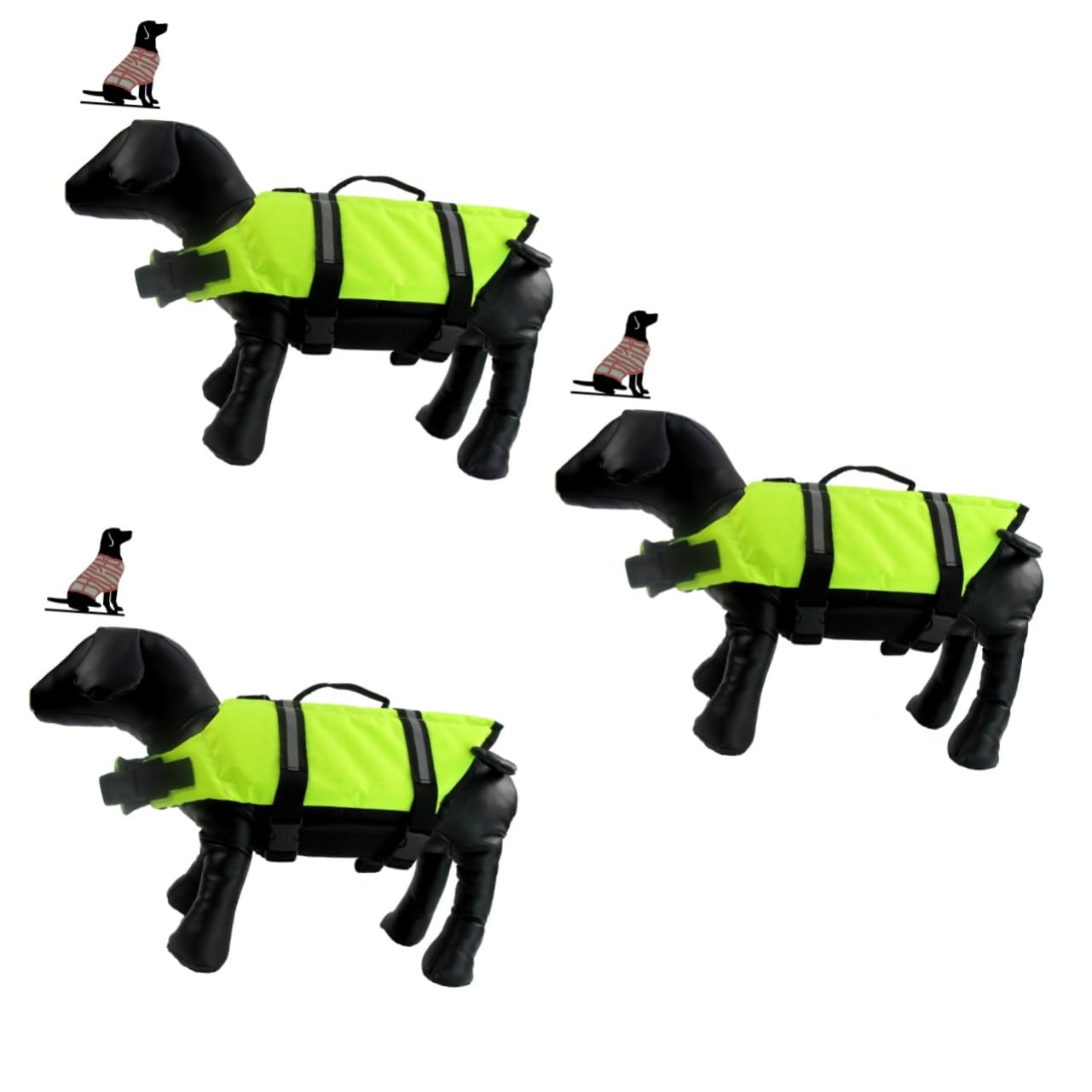Didiseaon 3pcs Dog Pet Reflective