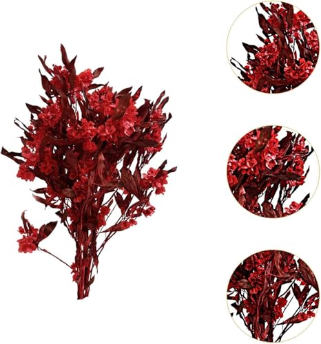 Ramo de flores secas artificiales para decoración miniatura 4