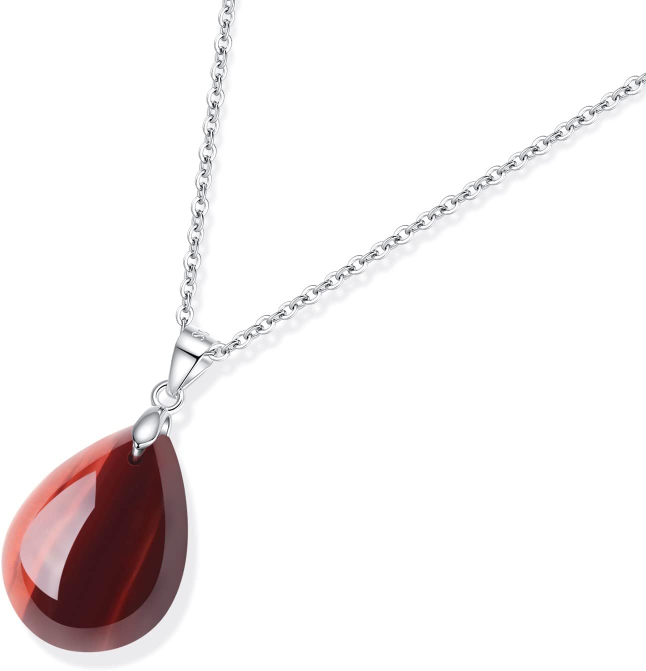 GAVU Women’s Teardrop Necklace, Crystal Pendant Necklace for Women