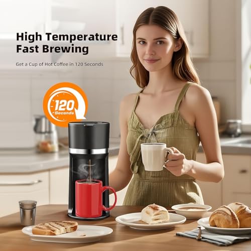 Cafetera Portátil con Molinillo y Opciones de 6 a 12 onzas miniatura 3