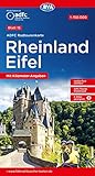  ADFC-Radtourenkarte 15 Rheinland /Eifel 1:150.000, reiß- und wetterfest, E-Bike geeignet, GPS-Tracks Download, mit Bett+Bike Symbolen, mit Kilometer-Angaben (ADFC-Radtourenkarte 1:150.000)
