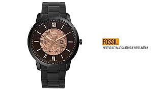 Fossil Men's Neutra Automatic Analog Black Dial Stainless Steel Watch ME3183
