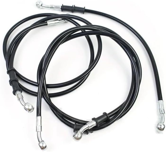 Motorcycle Brake Oil Hose Line for Suzuki Pipe Line Braided Oil Hose 340 2300 270mm-2400mm Brake Hose Hydraulic DOT Line Cable 10mm Banjo