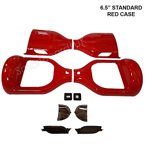 6.5' Hoverboard Plastic Shell - Housse Swegway 6.5 pouces Frame 2 Wheel Smart Balance Scooter Plastics (LA NORME ROUGE)