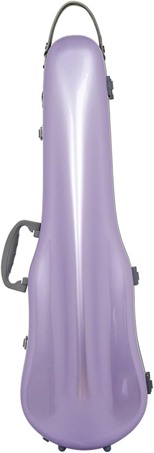 Violin instrument case 3/4 4/4 Violin Case Ultra-light And Portable With Shoulder Bag Suitable For Beginners And Violin Players(Purple,B)