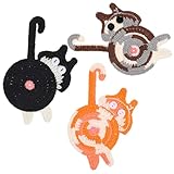 Ymapinc 3 Stück Katze Untersetzer Gewebter Glasuntersetzer Hitzebeständig...