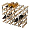RTA 25 fles traditionele wijnrek-kit-natuurlijke grenen (FSC), hout, 52,3 x 42,6 x 23,3