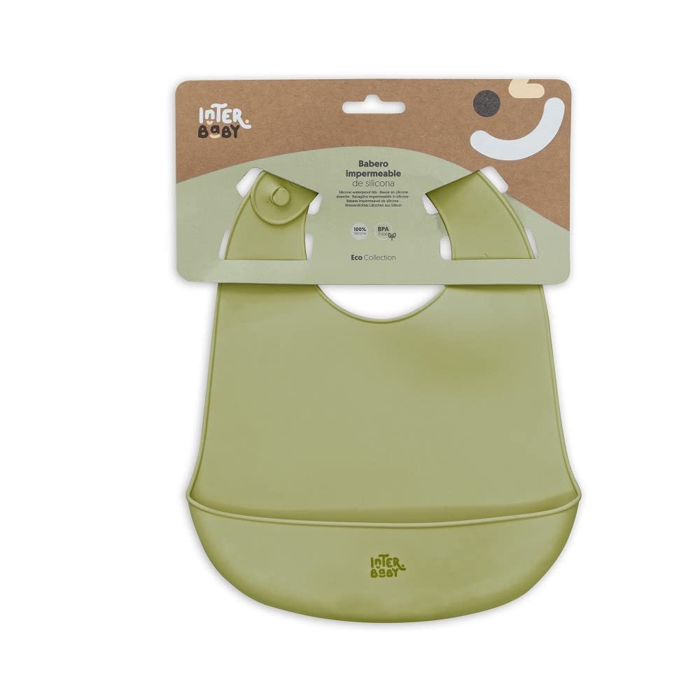 Green Silicone Bib