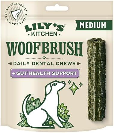 Lily's Kitchen Woofbrush Gut Health Dental Chew - Natural Dental ...