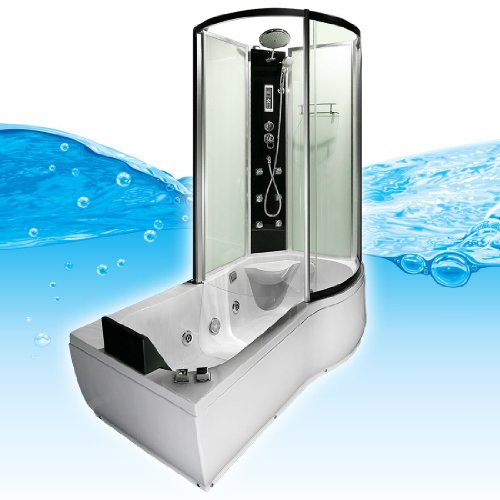 AcquaVapore DTP8050- A003L Whirlpool, Badewanne, Dusche, Duschkabine 170×98