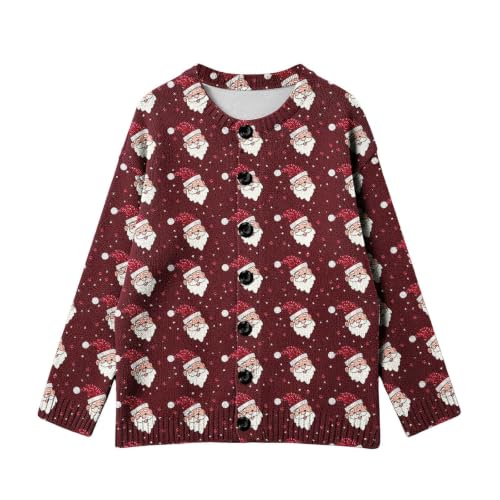 Christmas Sweaters for Women Plus Size Ugly Sweater Button Cardigan - image 4
