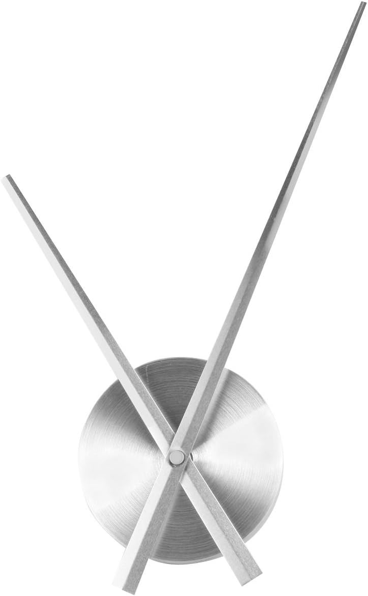 Yesurprise Modern Aluminum 3D Clock Hands Movement Time for Wall Clock House DIY Room Home Decorations Mini Silver