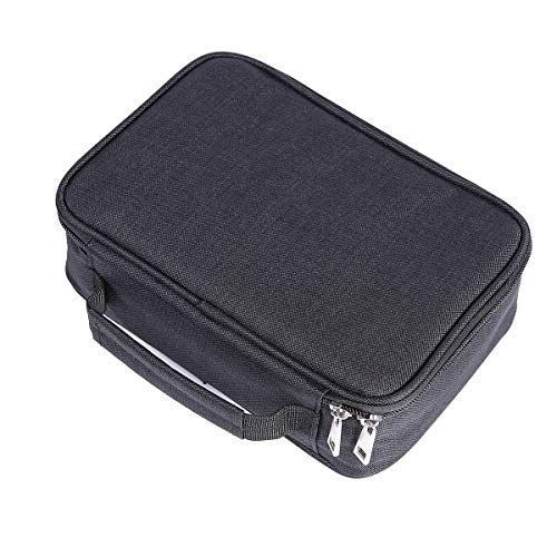 TOPBATHY estojo grande multicamadas para lápis escolar com 72 furos para lápis de suporte de caneta