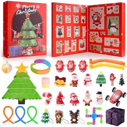 Christmas Advent Calendar 2025- Christmas Countdown 24 Days Christmas ...