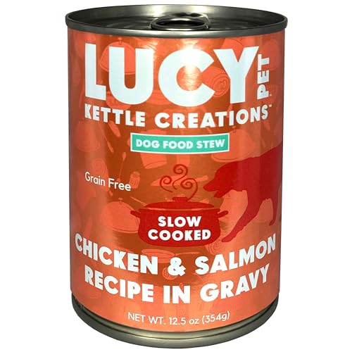 Lucy Pet Chicken & Salmon Recipe in Gravy for Dogs 12.5oz (12 Count)
