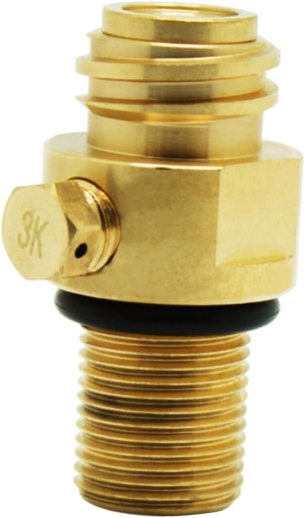 Brass Soda Bottle Connector M18x1.5 TR21.4 Adapter for Sparkling Water Machines Household Use Easy Installation Sturdy