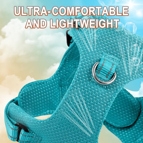Dog Harness Step in Dog Vest Harness, Reflective Adjustable Puppy No Pull Harness Breathable Soft for Small and Medium Dogs,Cats Dog Harness Step in Dog Vest Harness, Reflective Adjustable Puppy No Pull Harness Breathable Soft for Small and Medium Dogs,Cats