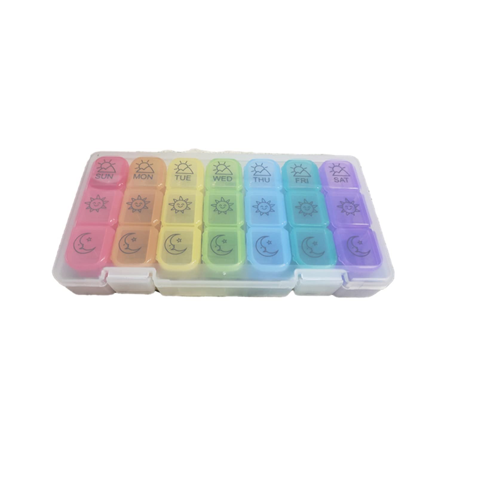 Boîte à pilules Organiseur 7 Jours 21 grilles 3 Fois Un Jour Voyage Portable avec Grands Compartiments for vitamines médecine huiles de Poisson Boîtes à Pilules (Color : NO.3)