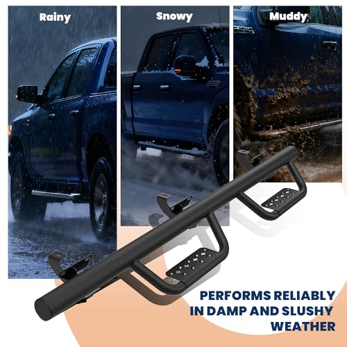 Estribos laterales para Jeep Wrangler JK 2007-2018 aluminio negro miniatura 5