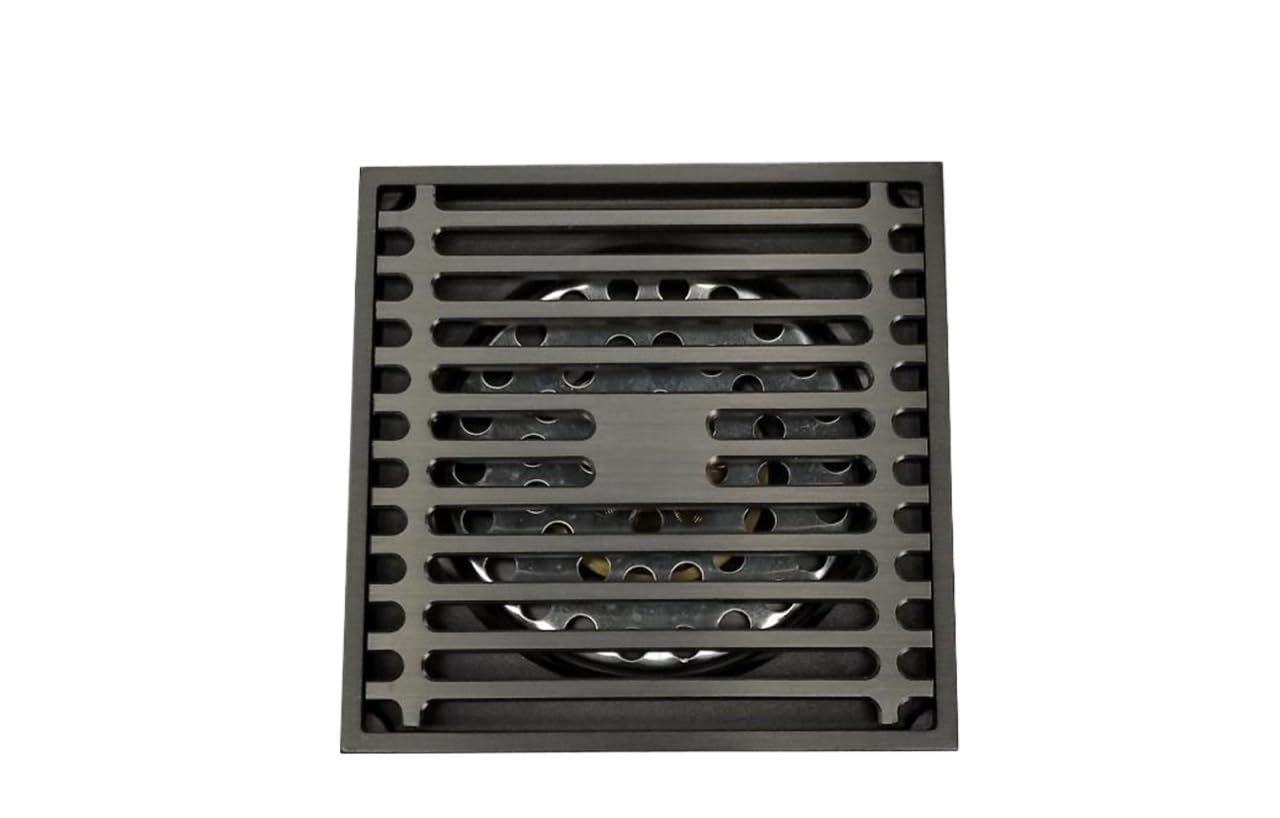 Stainless Steel Drainage Grate, Drain Cover Square Floor Waste Grates Bathroom Shower Drain(Color 6)