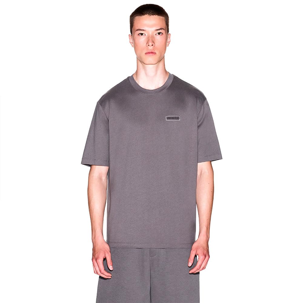 Armani Exchange Men's Short Sleeve Regular fit Back Logo T-Shirt Grey XL