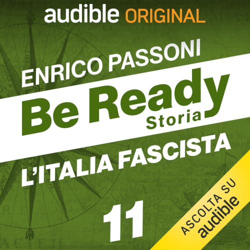 Diseño de la portada del título L'Italia fascista